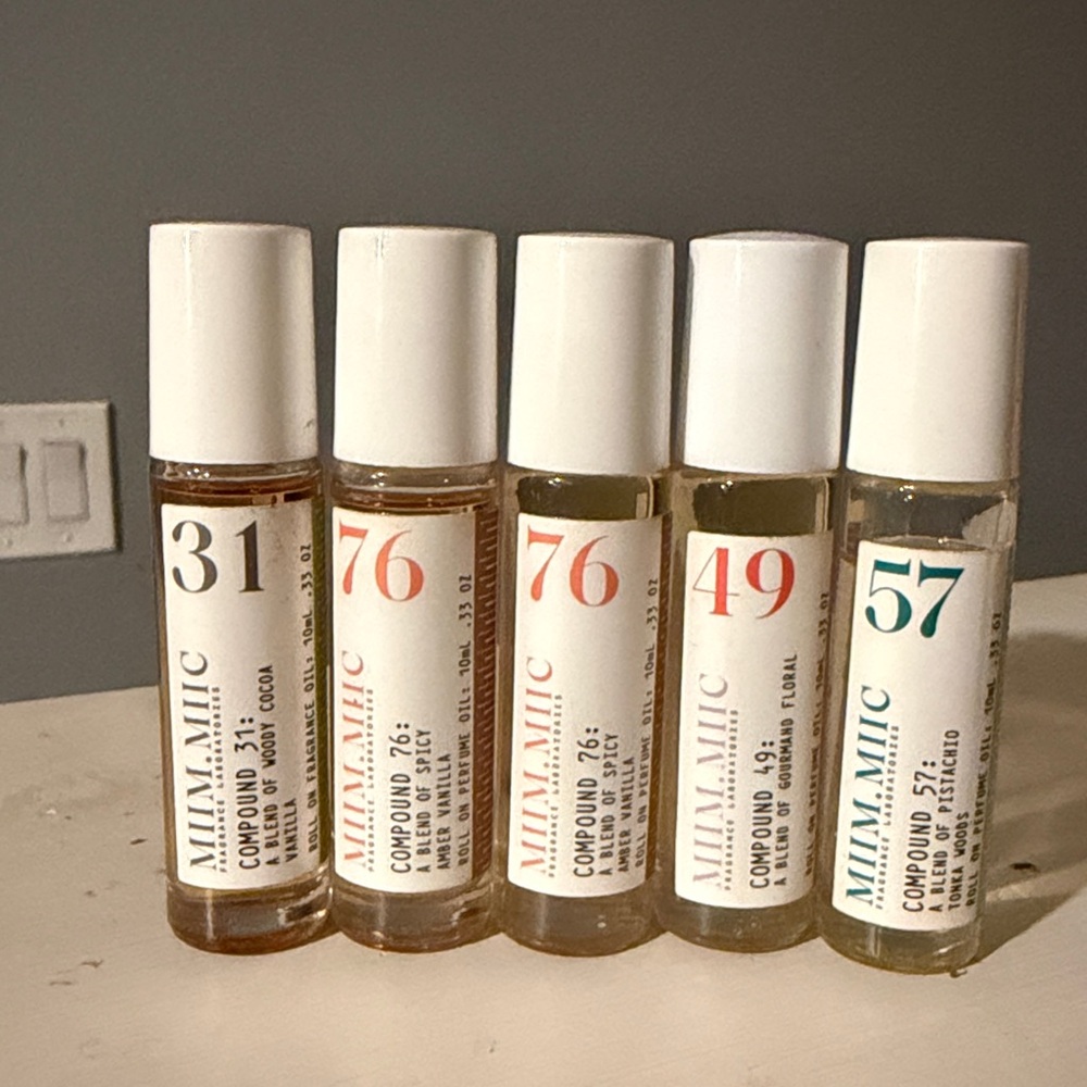 MIIM MIIC  Perfume Oil Set gourmand